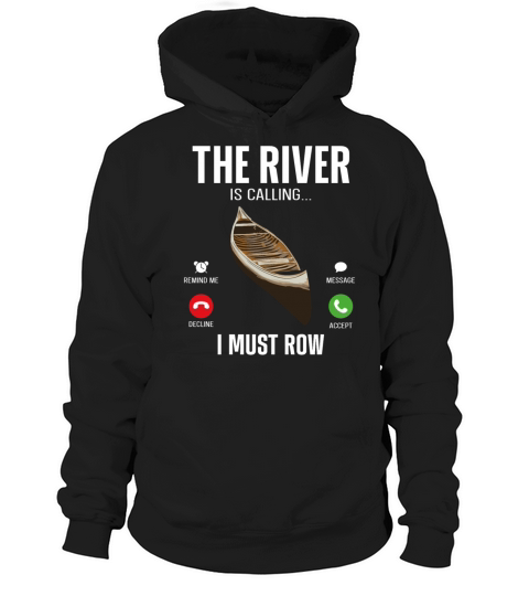 Canoe Canoeing Vintage Phone Hoodie Unisex