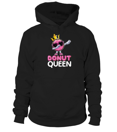 Dabbing Donut Queen - Dab Dance Style Doughnut Hoodie Unisex