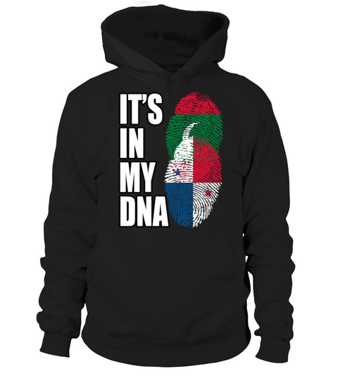 Maldivian And Panamanian Mix Heritage DNA Flag Hoodie Unisex