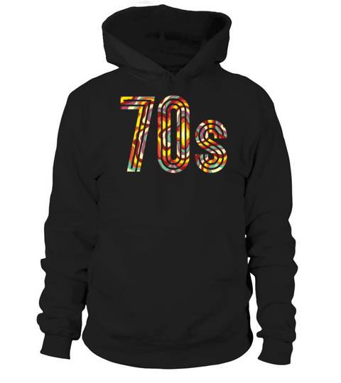 Retro 70s 1970 Vintage Seventies Party 1970s Hoodie Unisex