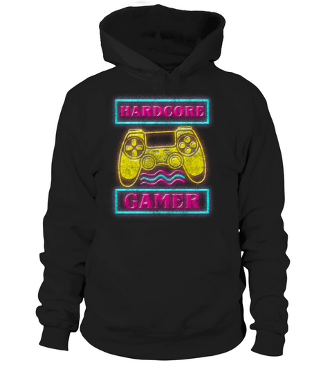 Vintage Neon Art Rave Hoodie Unisex