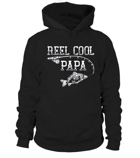 Vintage Reel Cool Papa Novelty Hoodie Unisex