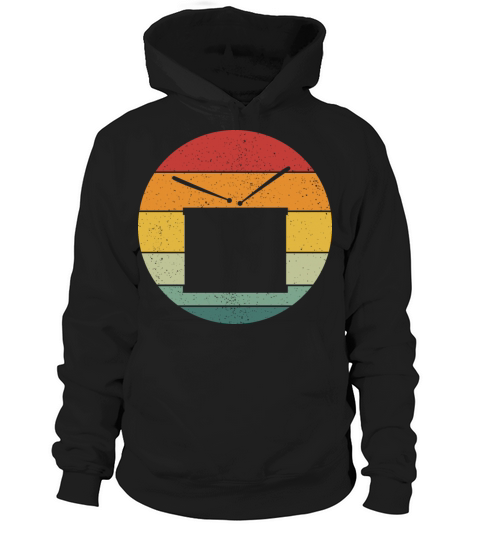 Vintage Retro Drum Vintage Music Hoodie Unisex