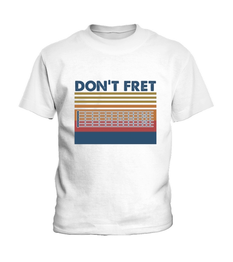 Don’t fret bass guitar vintage Kids T-Shirt