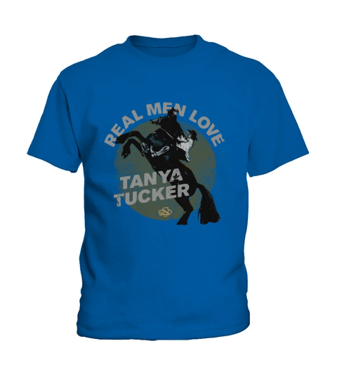 Horse Real Men Love Tanya Tucker shirt Kids T-Shirt