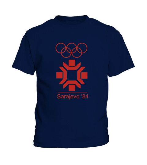 RETRO STYLE SARAJEVO 1984 84 OLYMPIC GAMES T-Shirt Kids T-Shirt