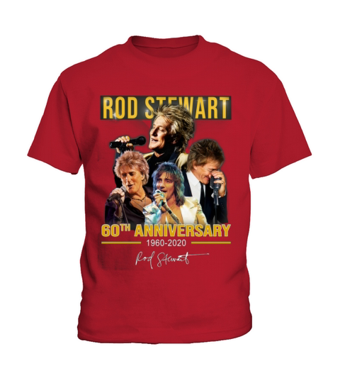 Rod Stewart 60th anniversary 1960-2020 signature shirt Kids T-Shirt