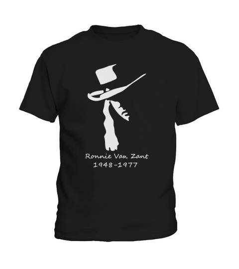 Ronnie Van Zant 1948 - 1977 Kids T-Shirt