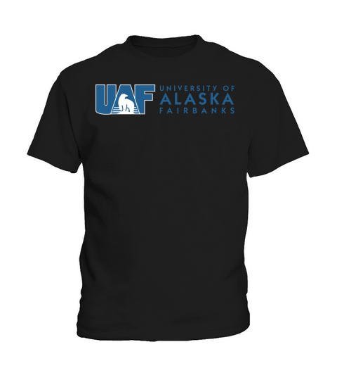 Simple Logo University Of Alaska Fairbanks 2020 Kids T-Shirt