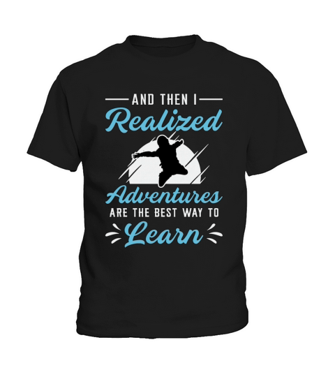 Skydiver And Then I realized Adventures Vintage Kids T-Shirt