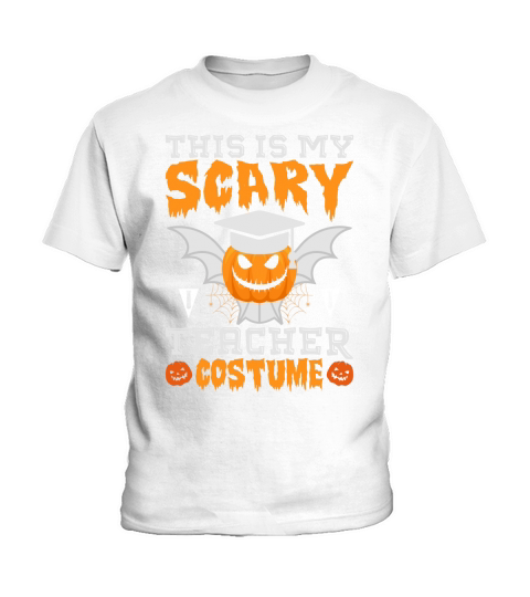 This Is My Scary School Teacher Halloween Costume Kids T-Shirt