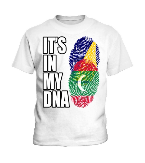 Tokelauan And Maldivian Mix Heritage DNA Flag Kids T-Shirt