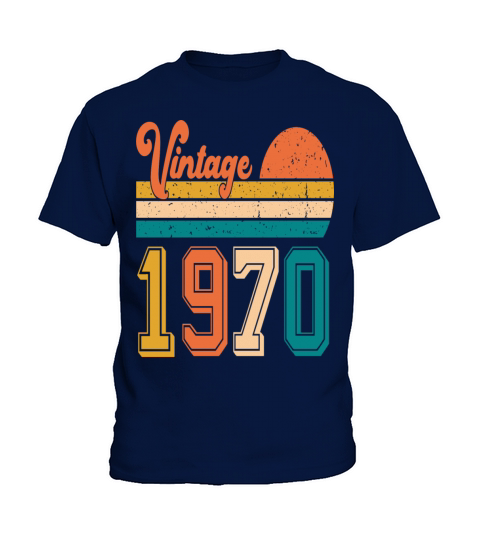 Vintage 1970 birthday gift Kids T-Shirt