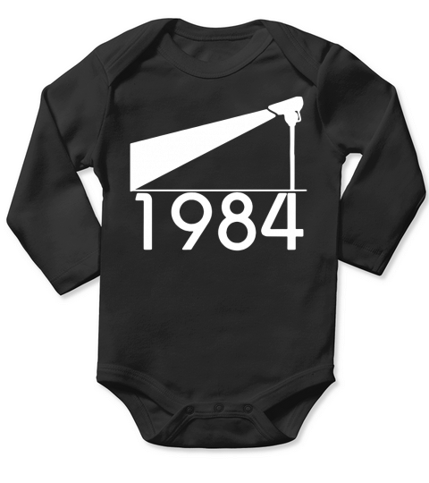1984 T-shirt George Orwell Long Sleeve Baby One-Piece