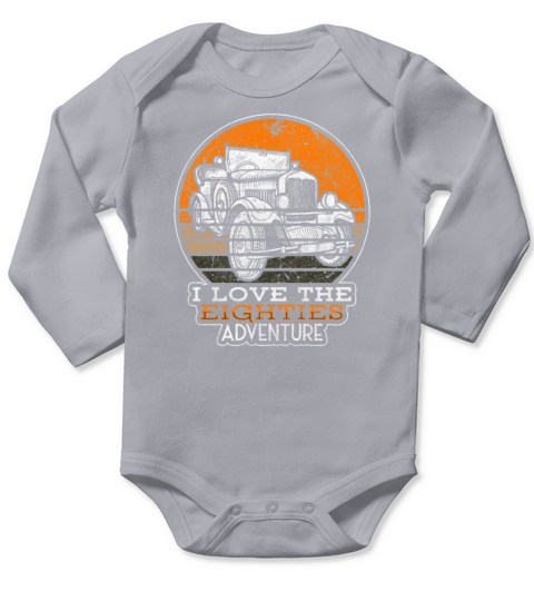 80s Vintage Player Long Sleeve Baby One-Piece
