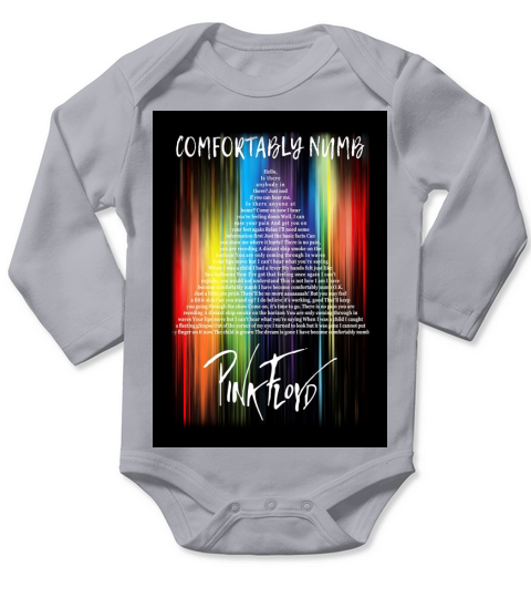 comfortably numb pina fiord Long Sleeve Baby One-Piece