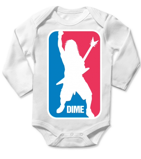 Dime Dimebag Darrell sport logo shirt Long Sleeve Baby One-Piece