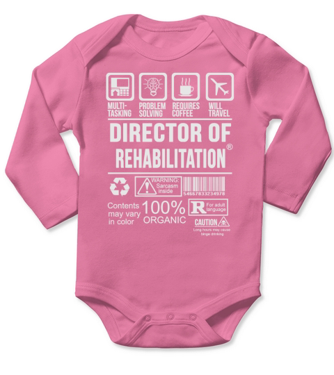 Director of Rehabilitation Long Sleeve Baby One-Piece