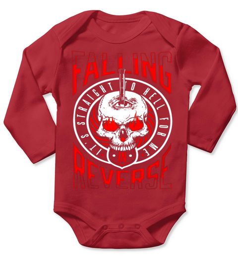 Falling reverse It is straight to hell for me - Unisex Long Sleeve Long Sleeve Baby One-Piece