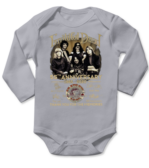 Grateful Dead 55th anniversary 1965 2020 signatures shirt Long Sleeve Baby One-Piece