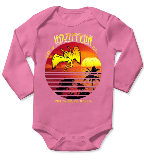 LED ZEPPELIN SUNSET Long Sleeve Baby One-Piece