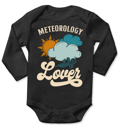 Meteorologist Weather Forecast Long Sleeve Baby One-Piece