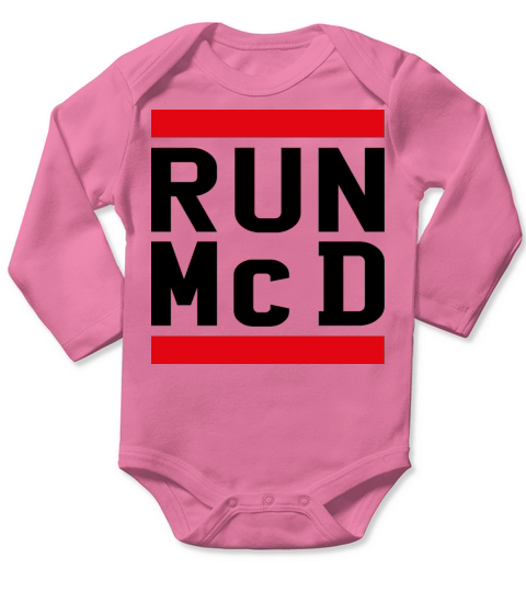 run for chiken wing Long Sleeve Baby One-Piece