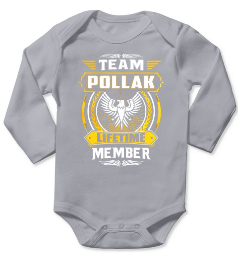 Team POLLAK lifetime member Long Sleeve Baby One-Piece