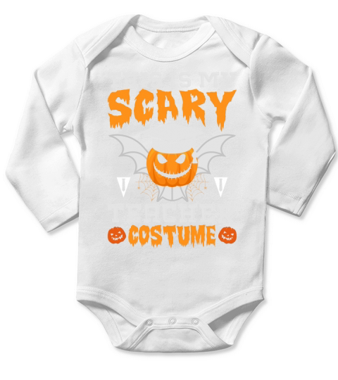 This Is My Scary School Teacher Halloween Costume Long Sleeve Baby One-Piece