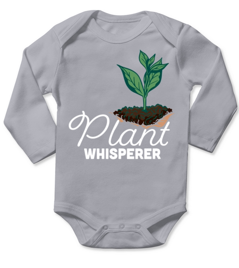 Vintage Gardener Quote Plant Whisperer Funny Garde Long Sleeve Baby One-Piece