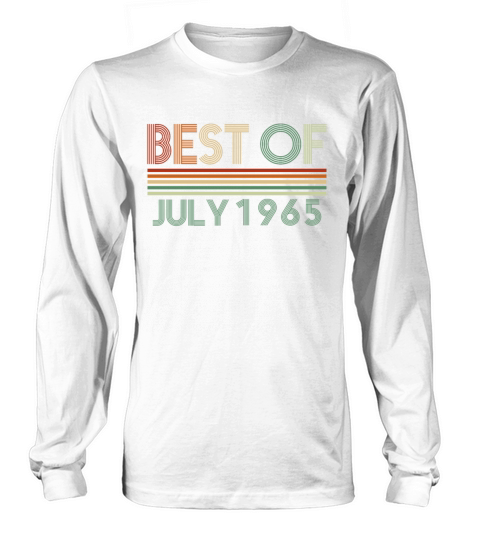 57th birthday July vintage 1965 gift idea Long sleeved Unisex