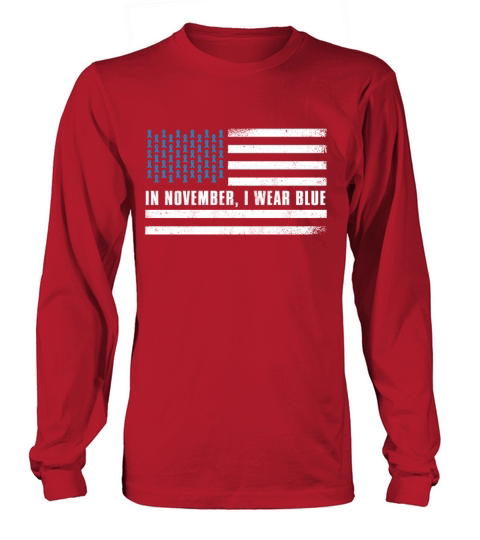 Flag Blue Wear November Diabetes Awareness Month Long sleeved Unisex