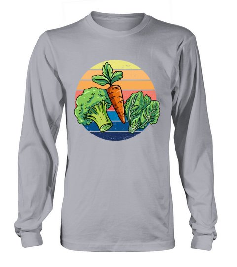 Vegan Vintage Veganer Vegetarier Tierschutz Bio Long sleeved Unisex