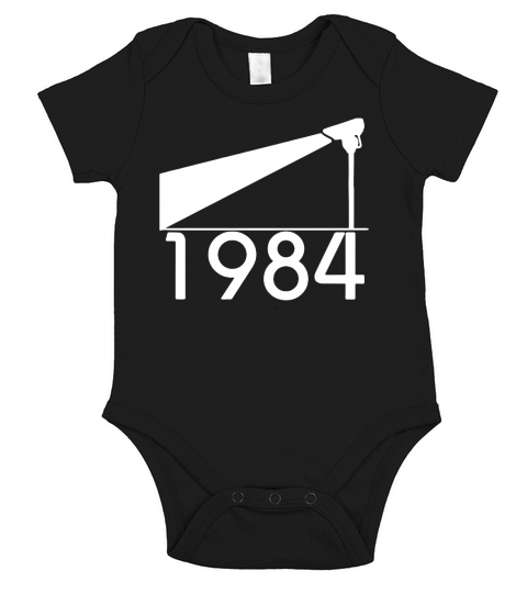1984 T-shirt George Orwell Short Sleeve Baby One-Piece