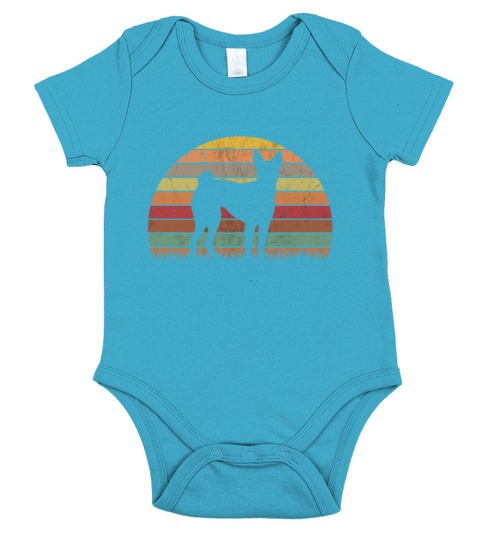 Basenji Retro Congo Terrier Vintage Short Sleeve Baby One-Piece