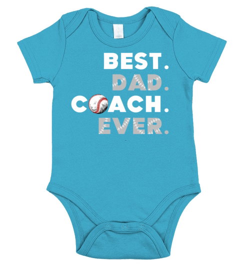Best Dad Coach Ever Short Sleeve Baby One-Piece
