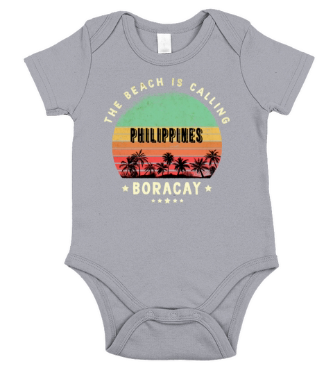 Boracay Indonesia beach design Short Sleeve Baby One-Piece