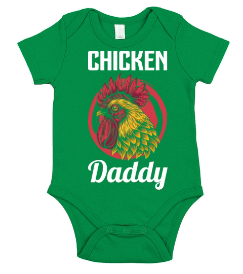 CHIVKEN DADDY DAD DAY Short Sleeve Baby One-Piece
