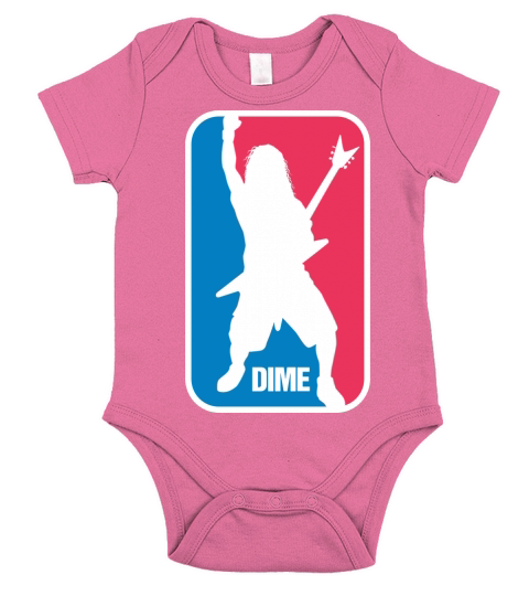 Dime Dimebag Darrell sport logo shirt Short Sleeve Baby One-Piece