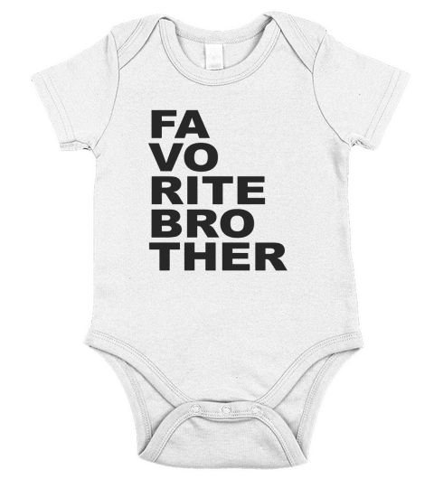 Favorite brother T Shirts Mens T Shirt by American Apparel LIMTED EDITION Short Sleeve Baby One-Piece