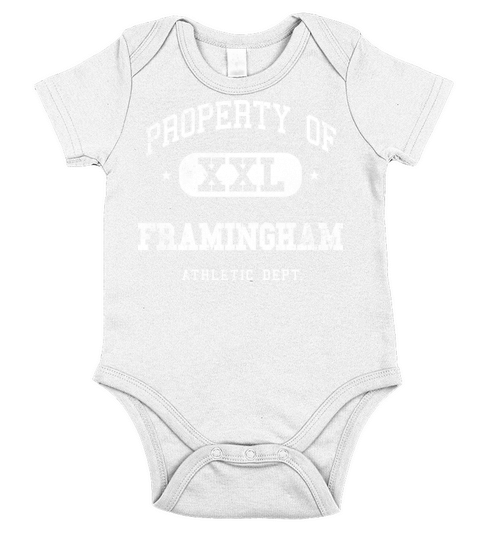 Framingham XXL Property of Athletic Department Short Sleeve Baby One-Piece
