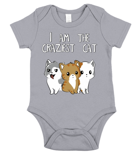 I am the craziest cat Short Sleeve Baby One-Piece