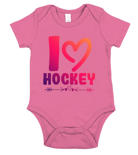 I love field hockey Short Sleeve Baby One-Piece