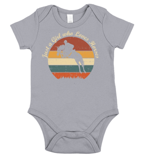 jumper horse Short Sleeve Baby One-Piece