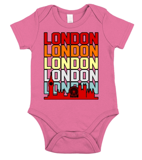London Funny Gift Idea Short Sleeve Baby One-Piece