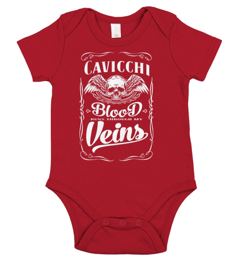 Love Cavicchi Tshirt Short Sleeve Baby One-Piece