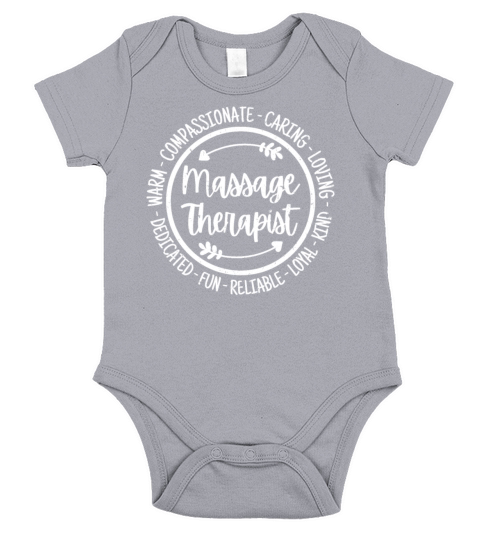 Massage Therapist Funny Masseuse Vintage Gift Short Sleeve Baby One-Piece