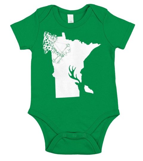 minnesota Deer Hunting shirt Short Sleeve Baby One-Piece