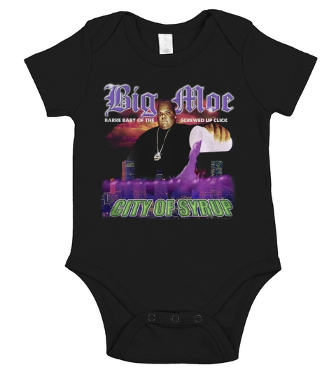 MUSIC - BIG MOE Short Sleeve Baby One-Piece