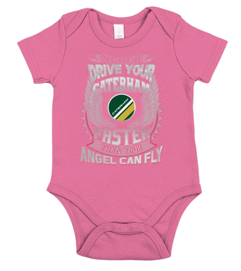 NEVER FASTER CATERHAM Short Sleeve Baby One-Piece